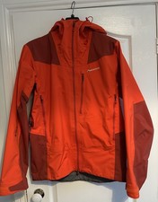 Montane Men’s Alpine Resolve Gore-Tex Pro Waterproof Jacket Size Large Orange