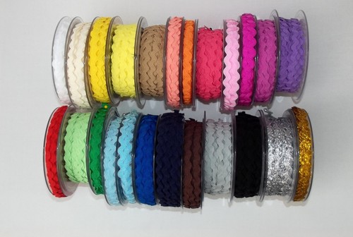 Ric rac ribbon trim - braid, 6mm