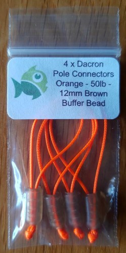 50lb orange dacron pole - 4,