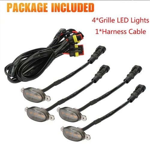 12v led front - 4-led, grille