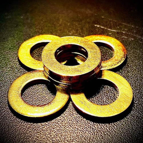 Metric washers brass flat form - metric,