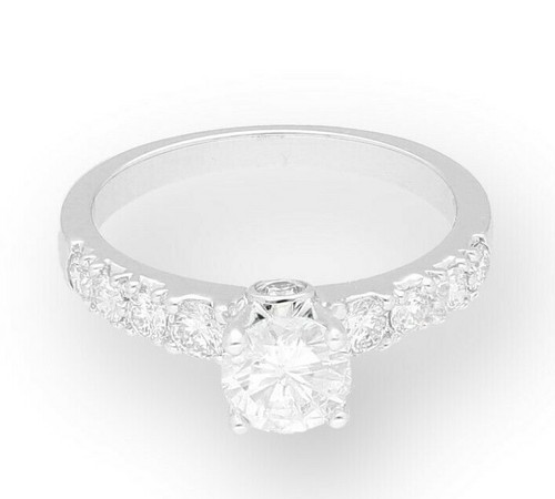18ct white gold brilliant - white,
