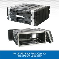 4U 19" ABS Rack Flight Case