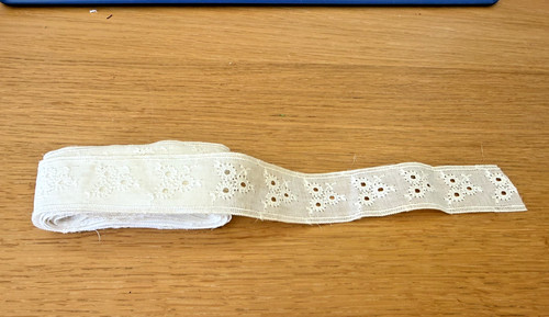 Vintage white broderie - vintage,