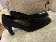 Ladies Kennel Und Schmenger Court Shoes UK 4.5 Navy Suede