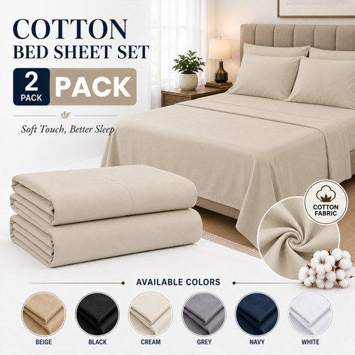 Pack flat sheet egyptian - 2,