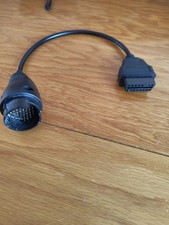 Diagnostic Adapter Cable 38-pin to 16-pin OBD2, commonly used on Mercedes-Benz