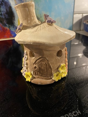 Unique ceramic fairy - ceramic,