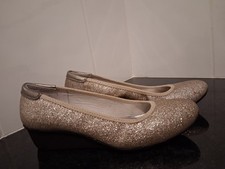 Ladies' Anne Klein Gold Wedge