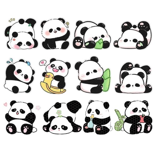 Panda car warning - panda,