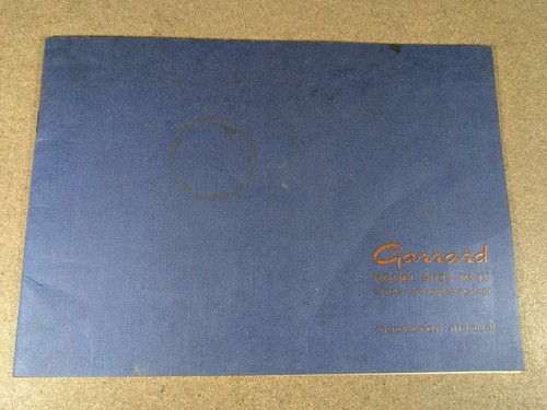 Garrard sp25 lll - mk,