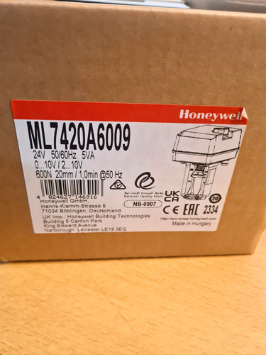 Honeywell ml7420a6009 control - honeywell,