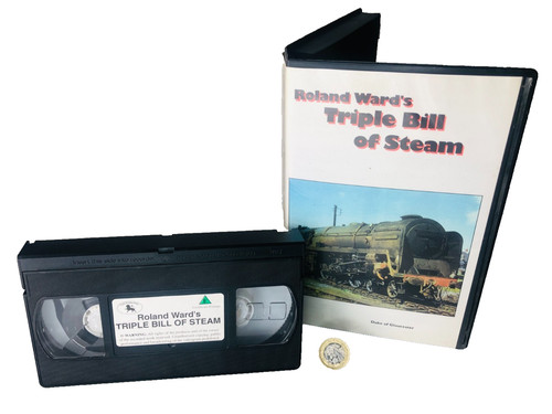 Vhs video tape train railway - tape,