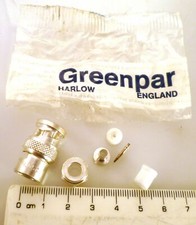 Greenpar GE37570.C52 50 Ohm BNC Cable Socket Silver Plated MBBG3Y