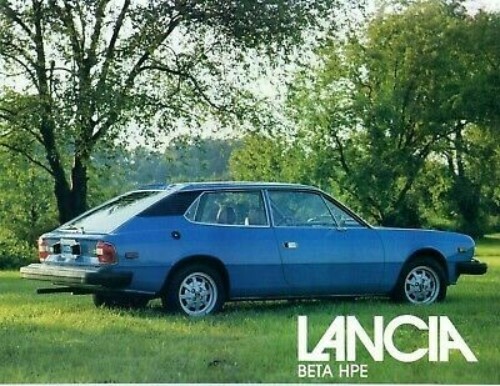 Lancia beta hpe 1976 dealer - lancia,