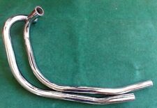 Upswept exhaust pipes for