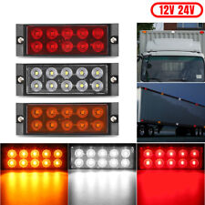 12-24V 10 LED Side Marker Clearance Light Van Truck Lorry Trailer Indicator Lamp