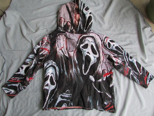 Ghost face hoodie size - face, medium