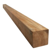 Treated 4x4" Eased Edge Fence