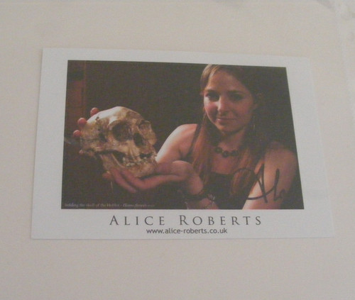 Alice roberts signed - alice,