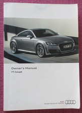 AUDI TT COUPE,  TT RS COUPE & TTS COUPE (2014 - 2018) OWNERS MANUAL - HANDBOOK.
