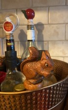 Bottle Stopper Wooden Squirrel Wine Corks