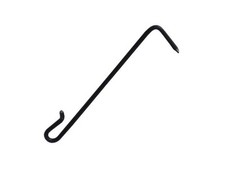 Roof Slate Hooks 100mm Stainless Steel Black x 10