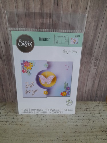 Sizzix butterfly spinner card - spinner,