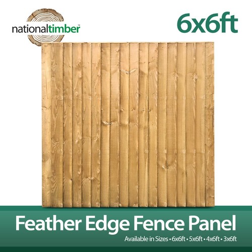 6ft feather edge - 6, garden