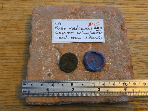 Post medieval bronze seal - medieval,