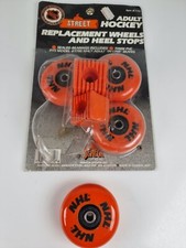 Seneca NHL Street Adult Hockey In-Line Replacement Wheels and Heel Stops Vintage