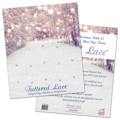 Tattered lace advent calendar - lace,