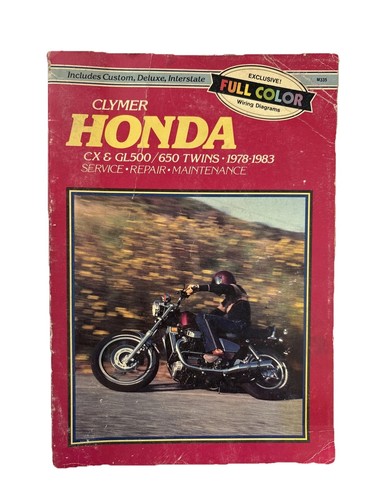 Clymer honda gl500 - cx, &