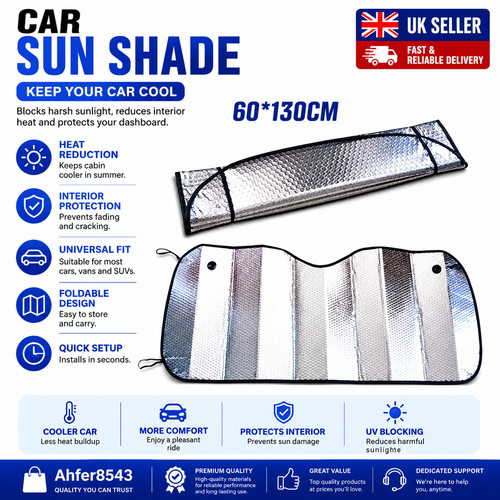 Car windscreen sun shade - car,