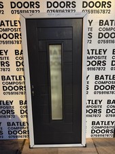 NEW EXTERNAL ANTHRACITE GREY SOLID CORE COMPOSITE DOOR 935x2087mm *1956