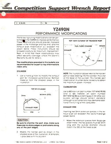 Genuine yamaha service - genuine,