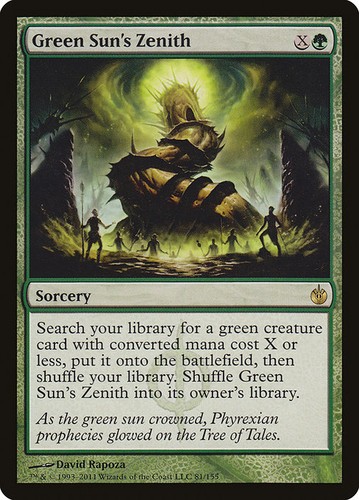 Mtg green sun zenith - zenith, (081)