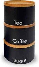 Tea Coffee Sugar Canister Set