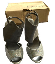 NEXT Sandals Grey Suede &