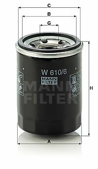 Mann filter 610 - mann-filter, oil