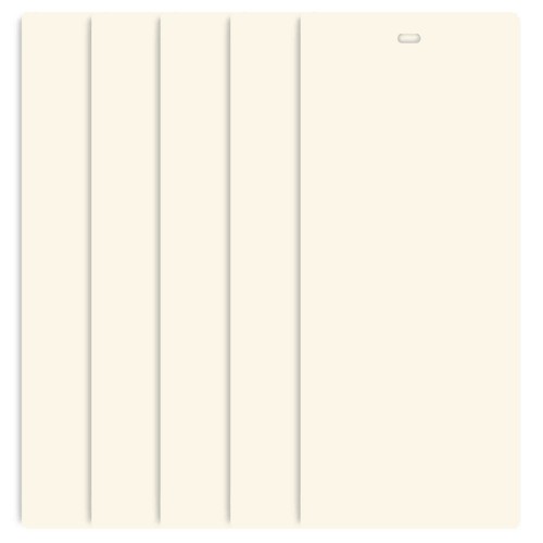 Ivory vertical blind slats - vertical,