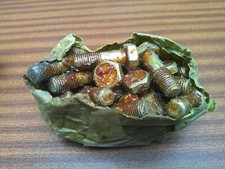 4 - 7/16" x 1-1/2" long (1.4") BSF Hex Head HT Bolts - Rubery Owen  A25/7L