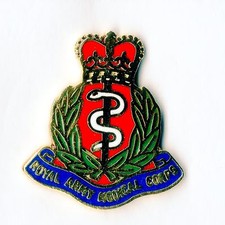 Enamel Lapel Badge RAMC Royal