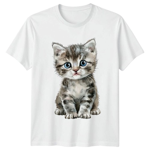 Adorable watercolor kitten - adorable,