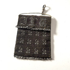 Antique purse bag Chain mail