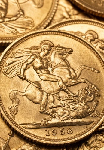 Full 22ct gold sovereign - gold,