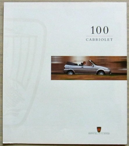 Rover 100 cabriolet car - rover, sales