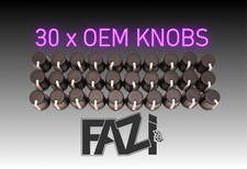 30 x BLACK KNOBS OEM DJ MXER