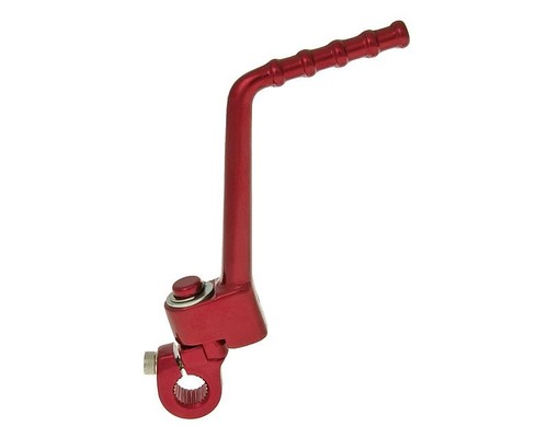 Kickstart lever aluminium red - kickstart,
