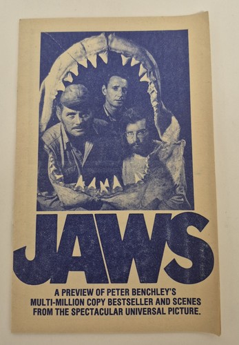 Rare 1975 jaws original movie - rare,